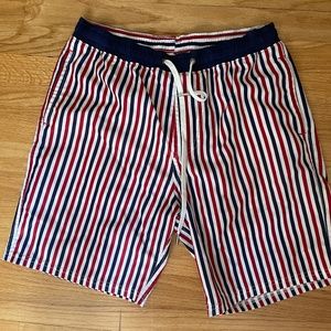 Men's patriotic stripe bathing suit - size 34 - Albion Fit